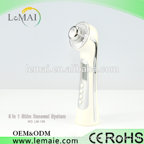 Multi Functional Beauty Equipment 5 in 1 facial ultrasonic facial cleaning brush